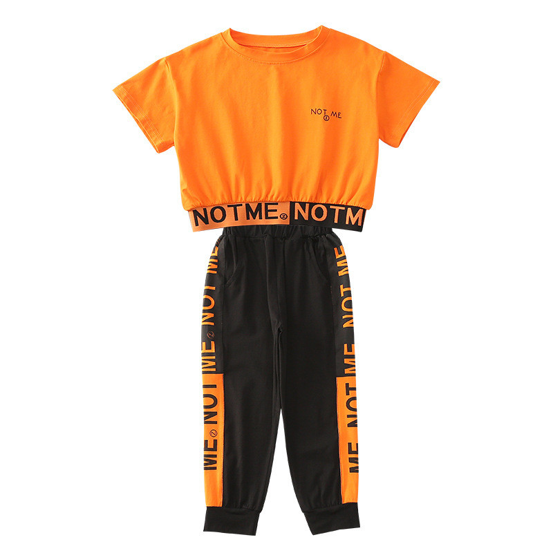 110CM-160CM Spring Autumn Kids Cotton Clothing Set Girls Tops