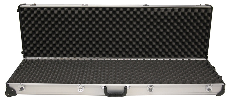 High Grade Beautiful Aluminum Gun Storage Case Handheld Style With Foam