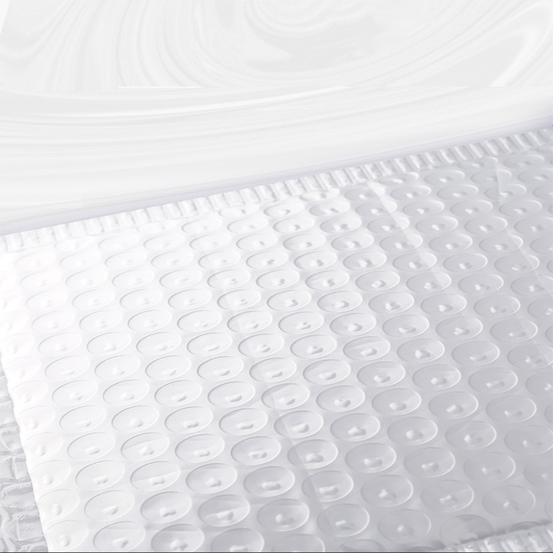 Disposable 4C Printing White Poly Bubble Mailers 6x10'' Eco Friendly