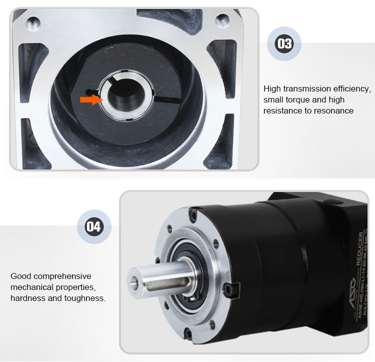35000rpm Input Speed Planetary Gearbox Speed Reducer for Precision Stepper Motor