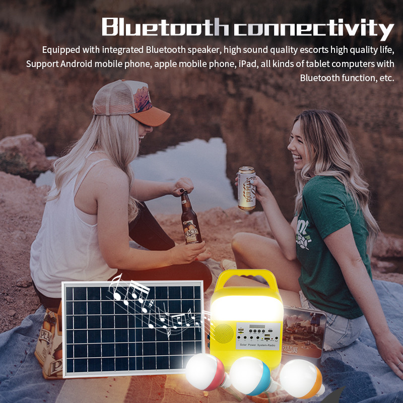IP65 Waterproof Solar Emergency Alarm Light 8000mAh With Motion Sensor