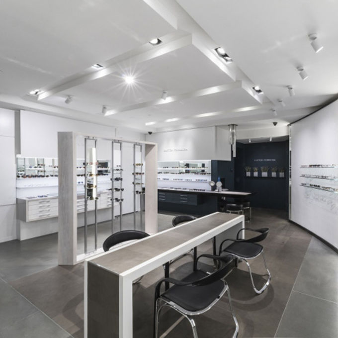 Multi Functional Eyeglass Display Case / Wall Mounted Sunglass Rack For High End Optical Shop