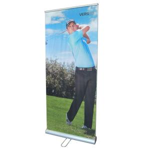 Buy cheap Pull Up Vertical Retractable Banner , Double Sided Foldable Banner Stand product
