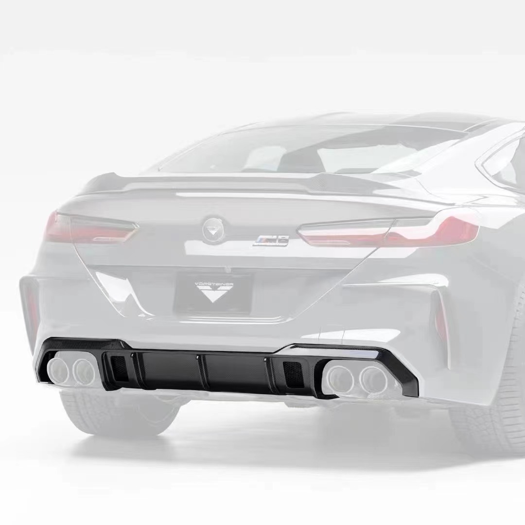 For BMW M8 Carbon Fiber Body Kit M8 Upgraded Vors Style Carbon Fiber Front Lip Diffuser Spoiler Side Skirt Body Kit