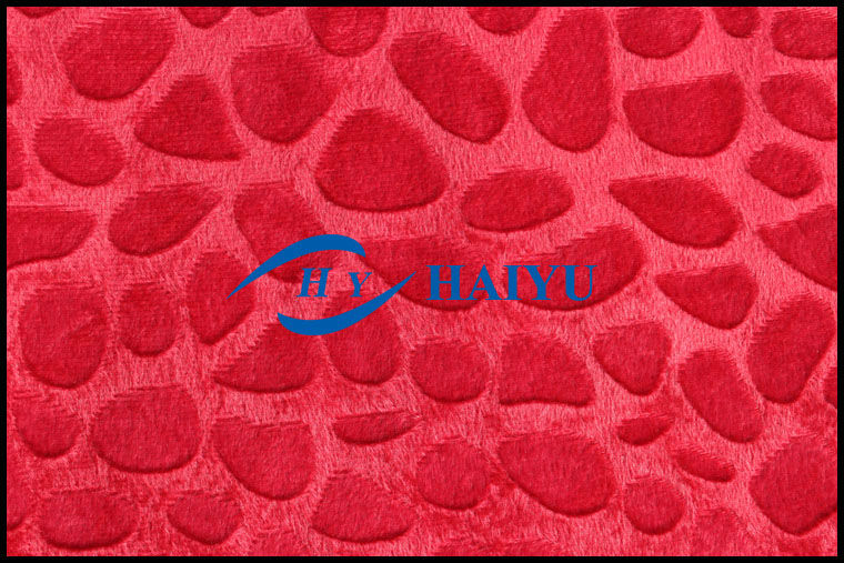 brushed loop velvet fabric for bedsheet