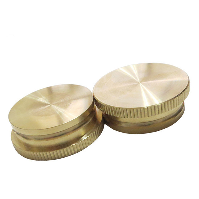 CNC Turned Brass Hydraulic Components With Surface Knurling