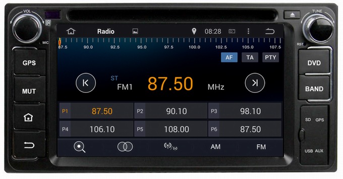 Ouchuangbo Car GPS Navigation Stereo Radio for Toyota Vios /Avanza 2003-2010 Android 4.4