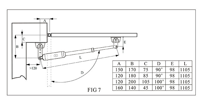 500Kg Powerful Single Arm Ac Swing Gate Opener For Residential Gates