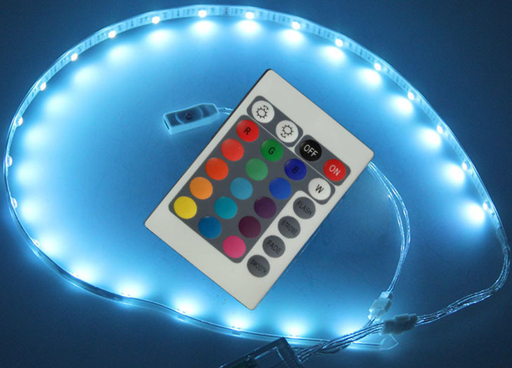 Remote Controlled Led Flashing Shoe Light For Dancing RGB Colors