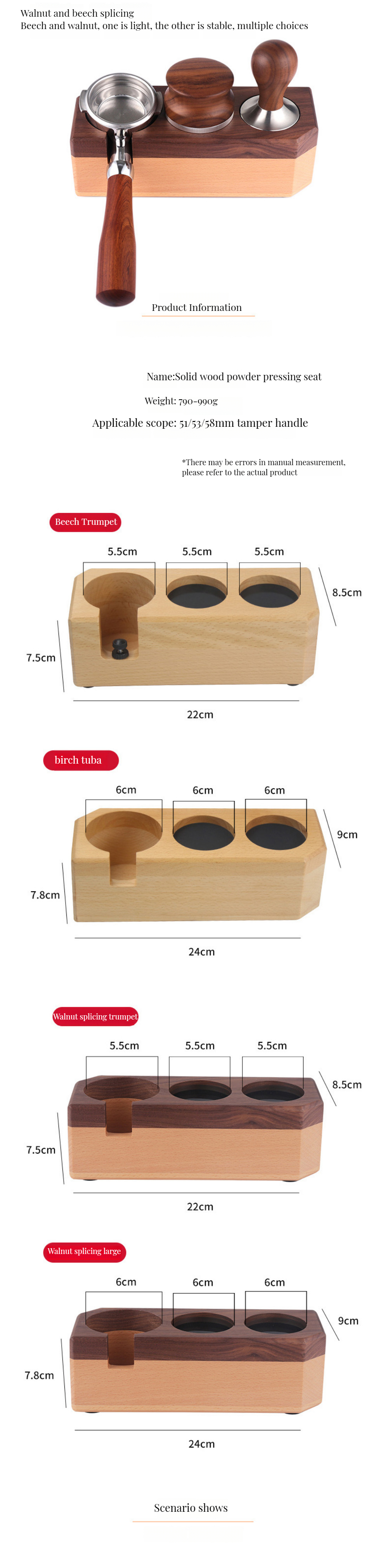 Hand Accessory Silicone Coffee Tamper Mat for Coffee Machines and Espresso Tamping Station