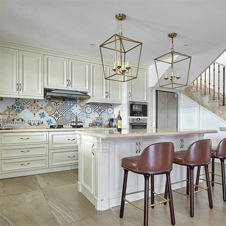 Customized Size Luxury Countertop Pantry Cabinet With Particle Board Door