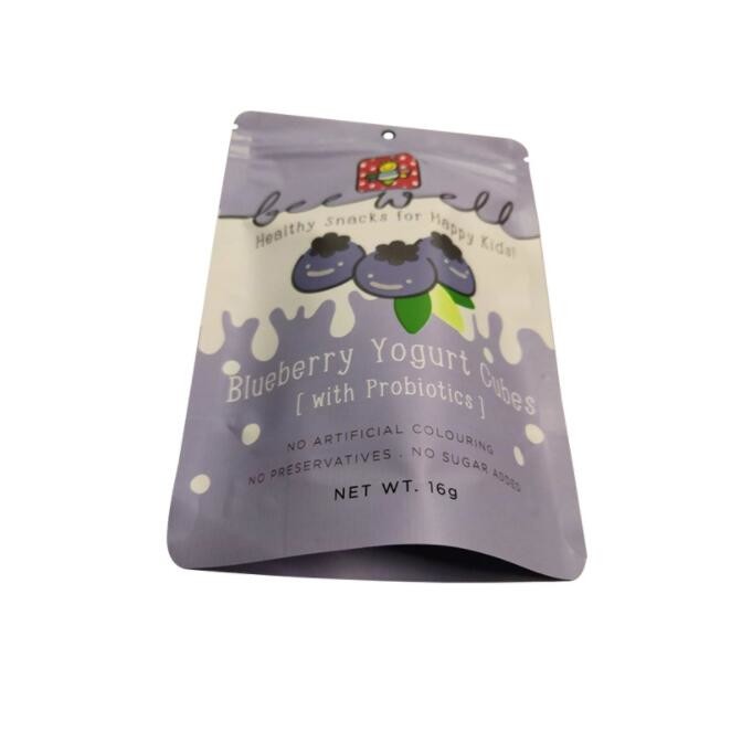PLA + Paper Biodegradable Packaging Bags Compostable Stand Up Pouch For Food