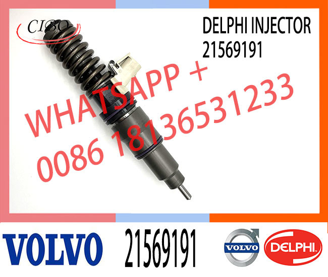 diesel fuel injector 21569191 21207143 7421207143 21582103 for VOL TRUCKS D11C common rail injector 21569191 BEBE4J000