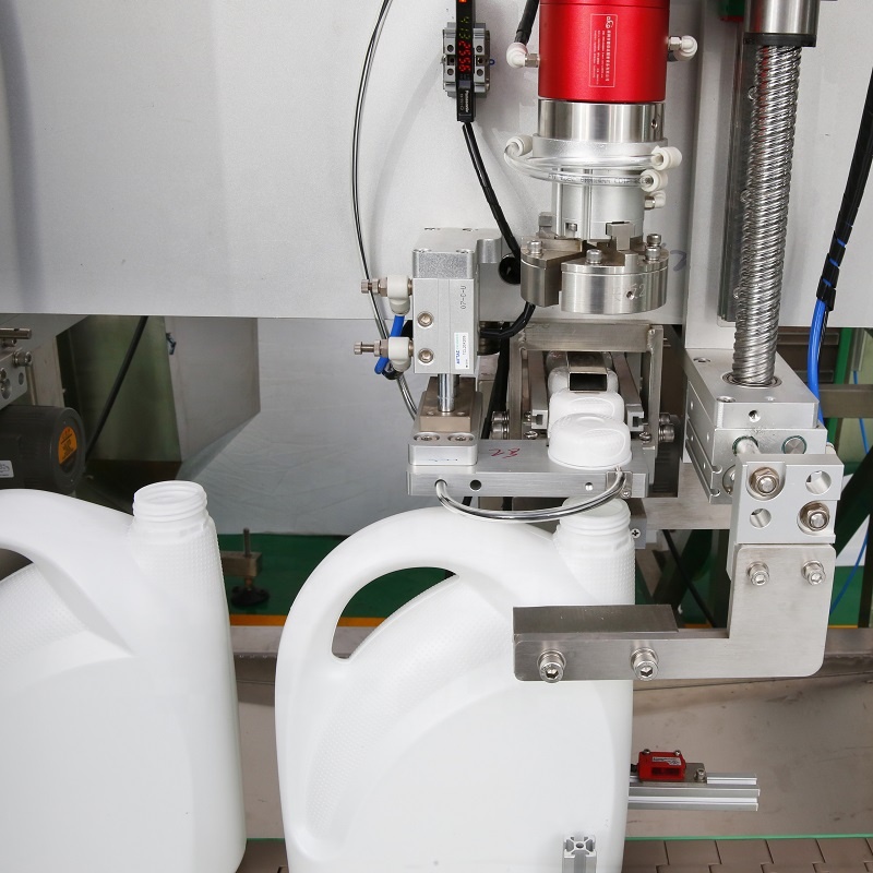 Video Outgoing-Inspection Automatic Single Head Capping Machine for Beverage Bottles