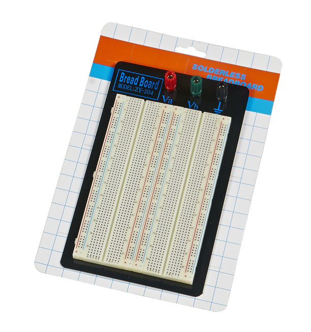 Rectangular Electronics Breadboard Prototype, electronic test board