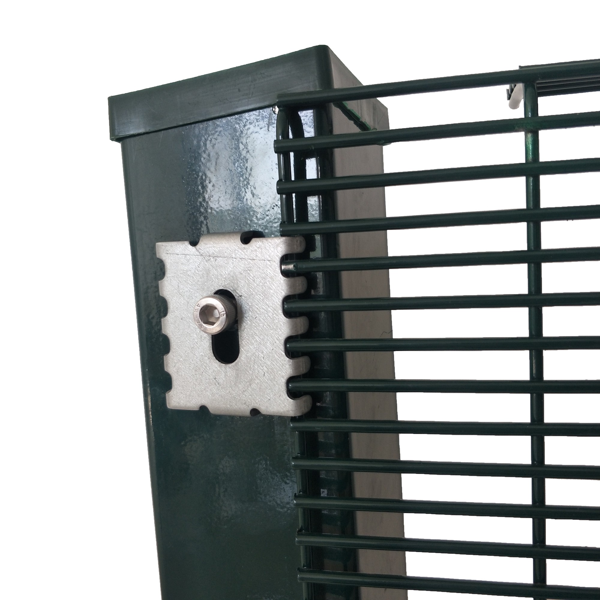 Black Hot Dipped Galvanized Anti Climb Security Fencing 358 Anti Scaling