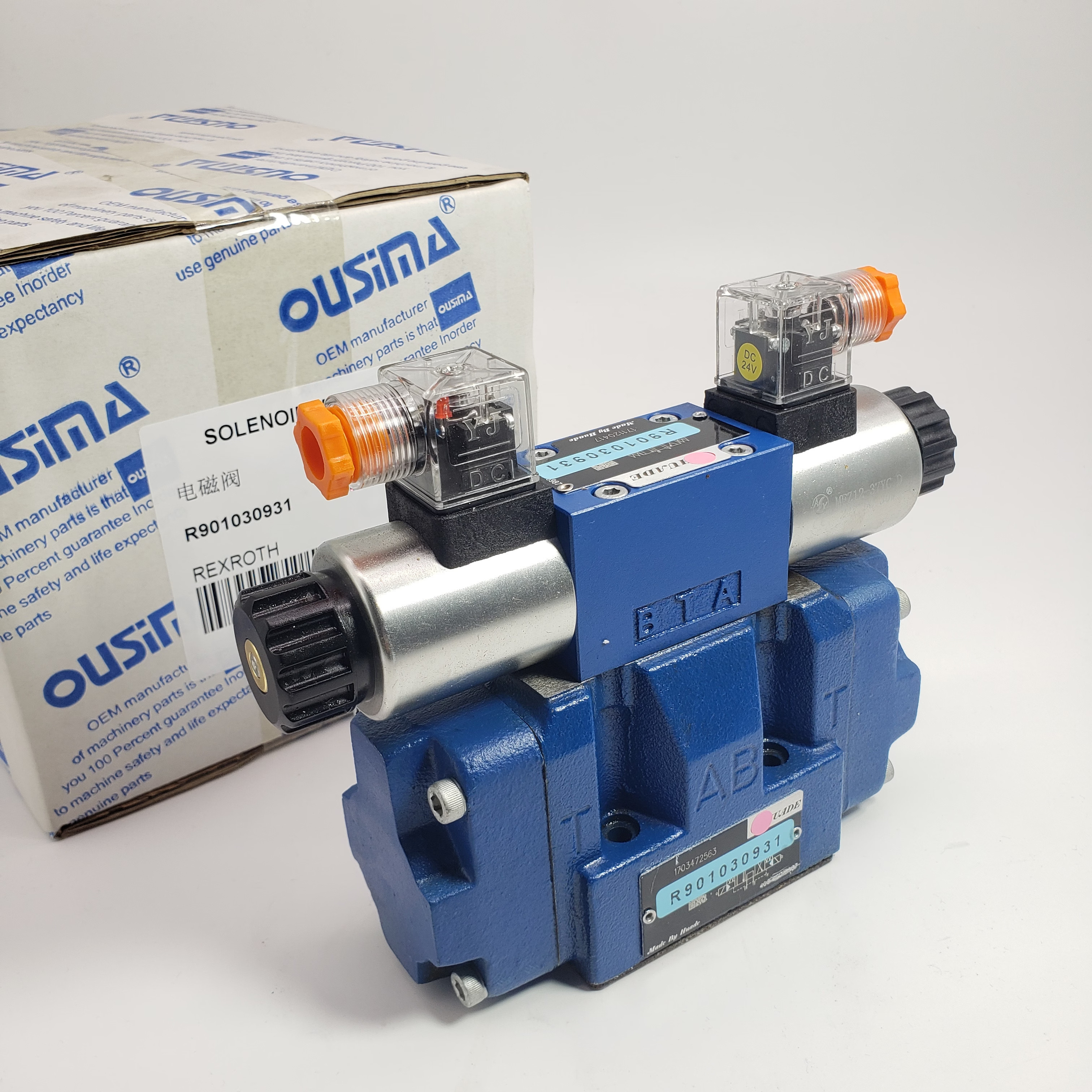 Machine Parts Solenoid Directional Valve R901030931 For Rexroth
