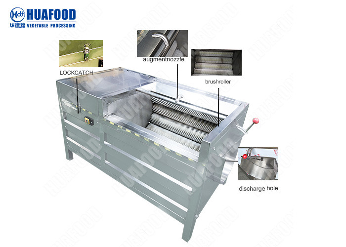 Automatic Food Processing Machines 304 SUS Potatoes Peeling Machine