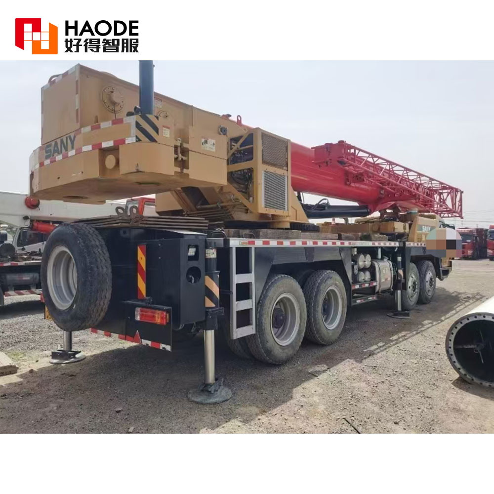 China Used 2021 Sany 55t Truck Crane Second Hand Mobile Crane