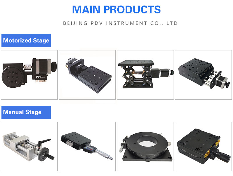 Differential Regulator Drives Manual Linear Stage High Precision Travel 8mm