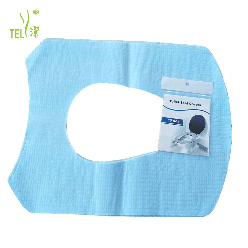 Soft 2ply Woodpulp Disposable Toilet Seat Covers Anti Bacteria