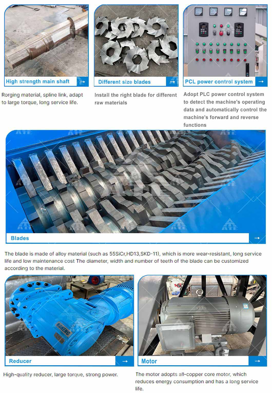 Plastic Bumper Shredder Machine Plastic Waste Barrel Shredder