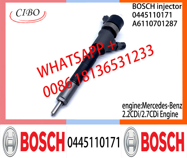 BOSCH injetor Common Rail fuel Injector 0445110170 A6110700887 0445110171 A6110701287 for 2.2CDi/2.7CDi