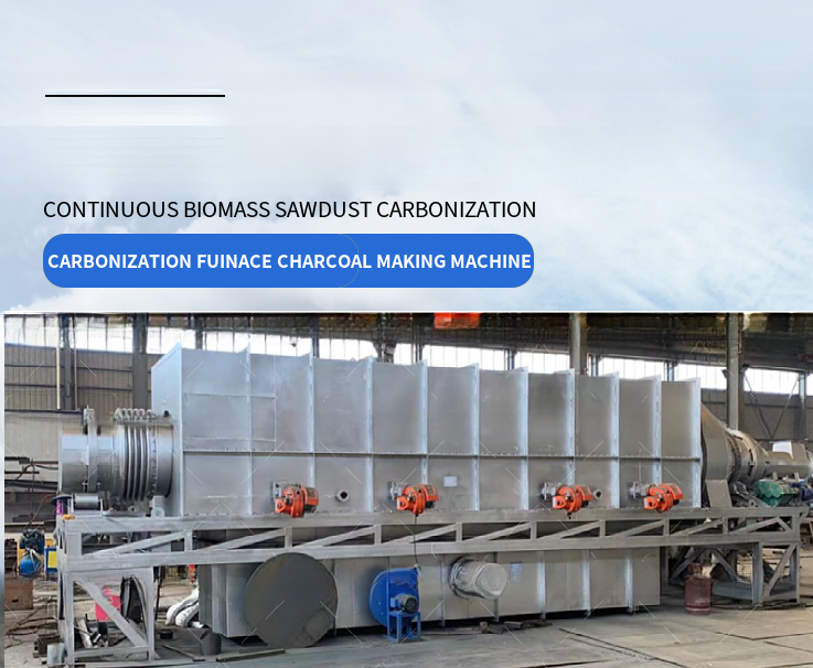 Wood Charcoal Production Activated Carbonizing Furnace with Stainless Steel 220V 5000