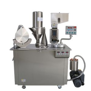Buy cheap Hard Gelatin Empty Capsule Encapsulation Machine PLC Control product