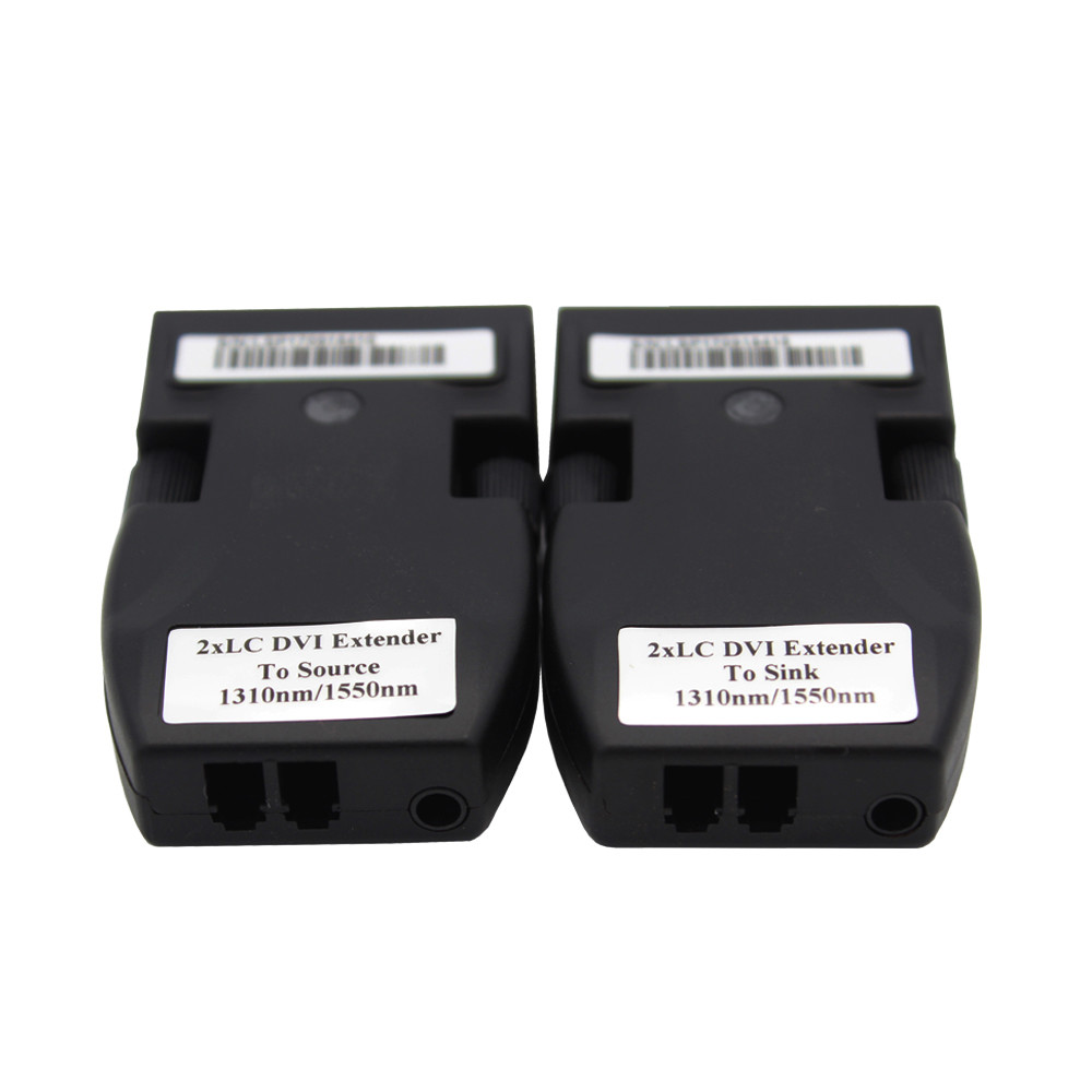 DVI optical Extender with 2xLC 1080P/60Hz 500M for video conference LED Display