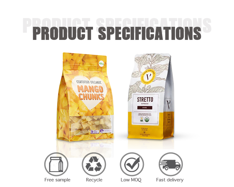 Pet Food 5kgs 10kg Block Bottom Valve Bag Resealable Aluminum Foil Pouches