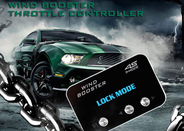 Windbooster 4S Car Throttle Controller Black Aluminum Frame