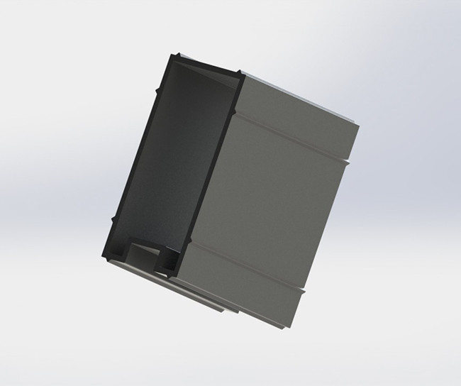 State T5 Aluminum Curtain Wall Extrusions , Curtain Wall Frame Anti Corrosion