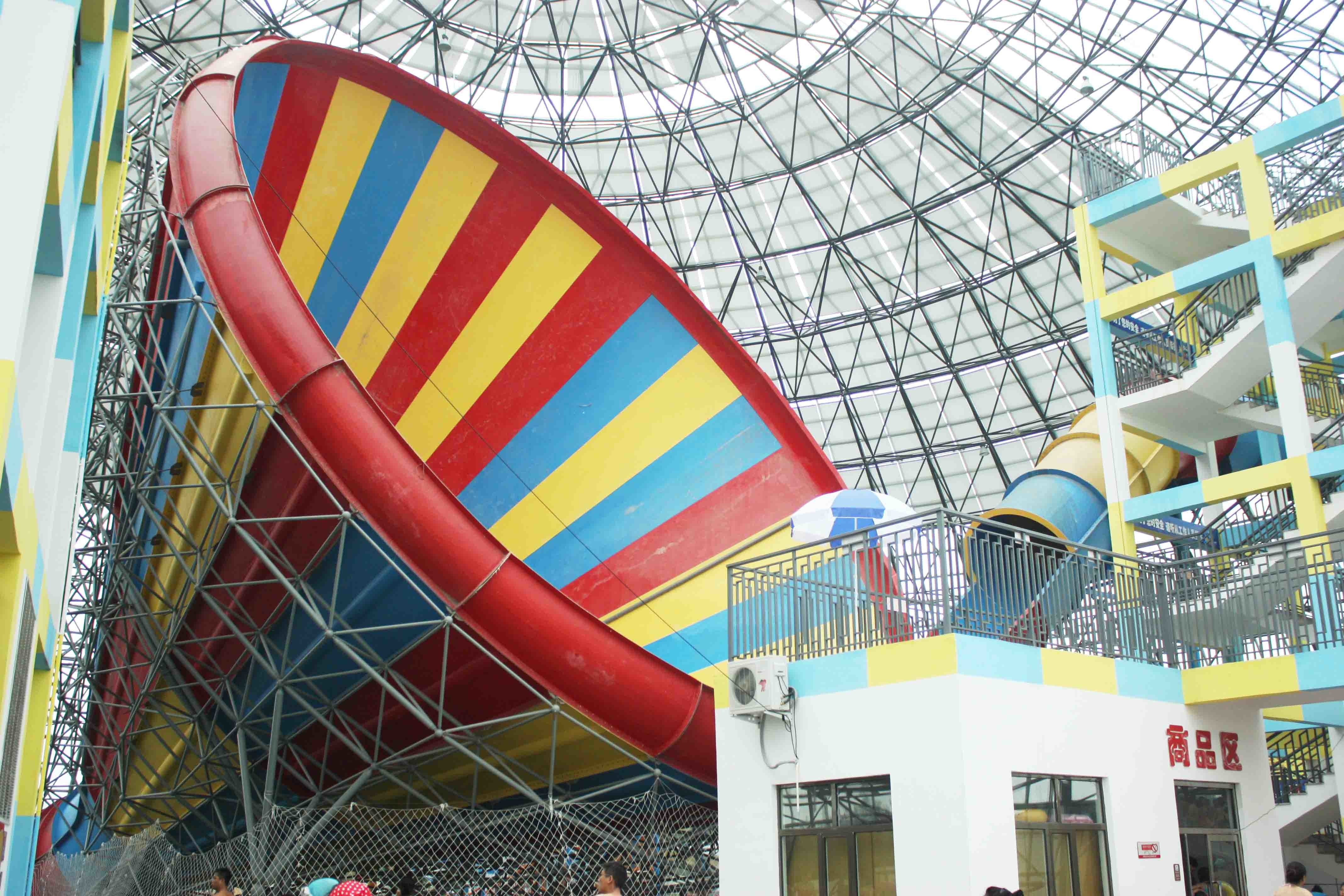 Outdoor medium whirlwind Fiberglass Water Slides for water park sport