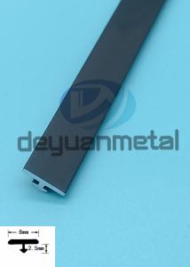 Buy cheap Black Aluminum T Profiles Flooring Trim With One Arrow product