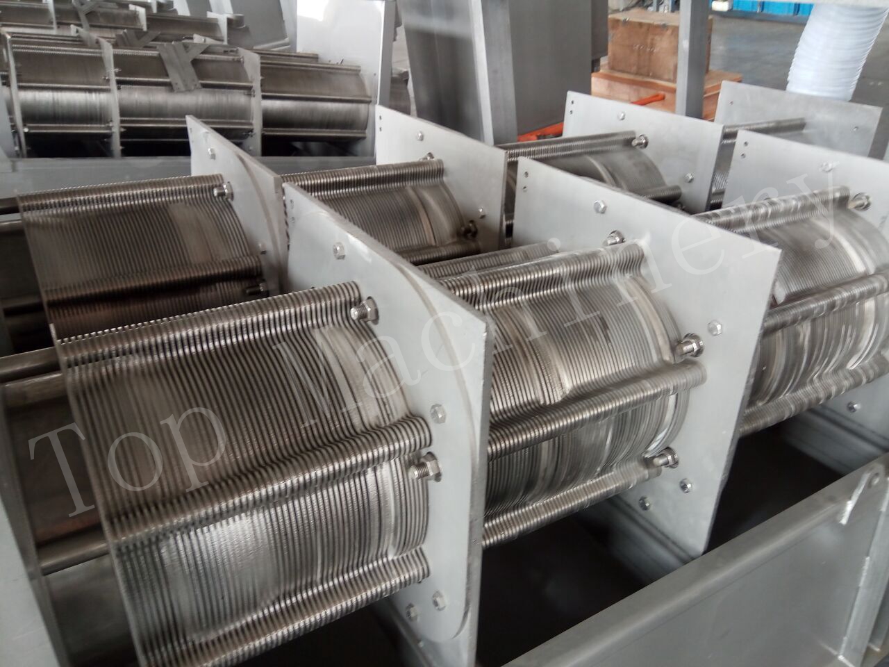 Eco-friendly Screw Press Filter for Solid-liquid Separation Made of SS304 Material