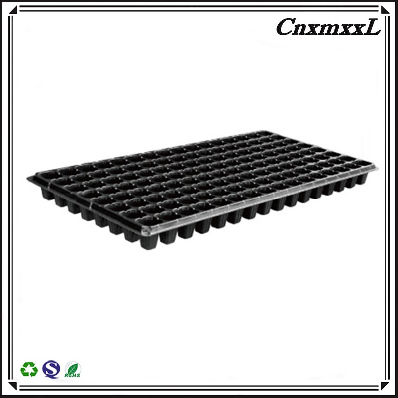 105 Cavity PS 1mm Plastic Seedling Tray 5cm Deep Vegetable Growing Trays