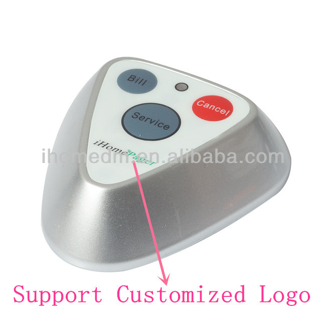 Wireless service equipment, restaurant use, 3 keys calling pager