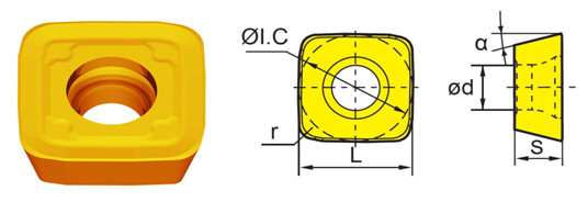 SDMT09T312,Dimension Accurate Tungsten Carbide Inserts High Temperature Resistance
