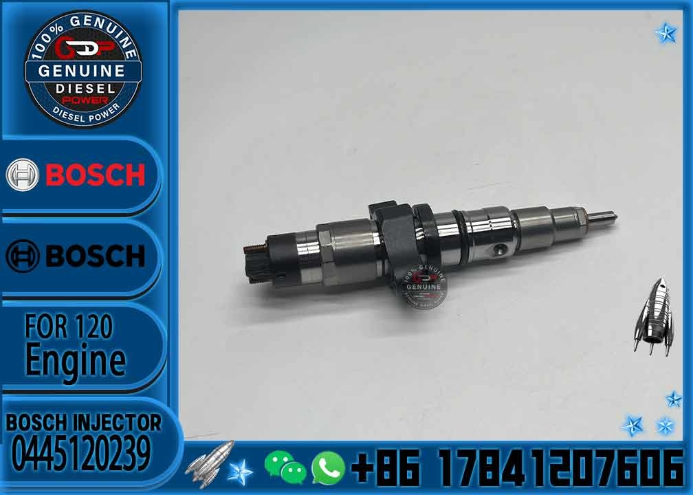 New High Quality 0445120239 Common Rail Fuel Injector 0 445 120 239 for Engine QSB 5.9 OE 5 263 312