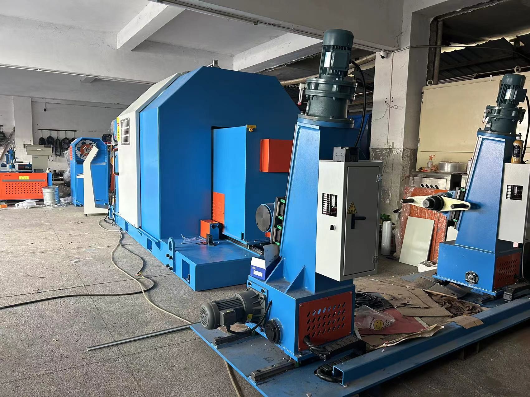 Cantilever Type Cable Twisting Machine Single Twist 630-1250 With PLC Touch Screen