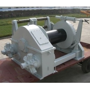 60 to 200T Electric or Hydraulic Anchor Handling Towing Winch For Ship