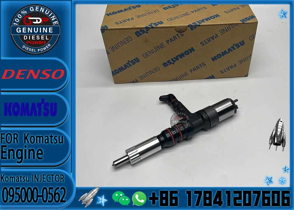 High Quality Electric Common Rail Injector 6218-11-3101 095000-0562 For Komatsu Sa6D140E