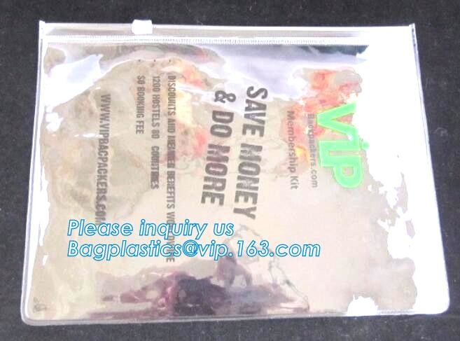 Promotional Slider Zipper Bags Tote Travel Toiletry Kit Toiletry Frosted