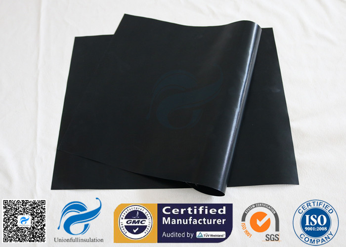 Non Stick Silicone Baking Mat BBQ Grill Mat Black 15.75"X13" FDA Approved 0.12mm