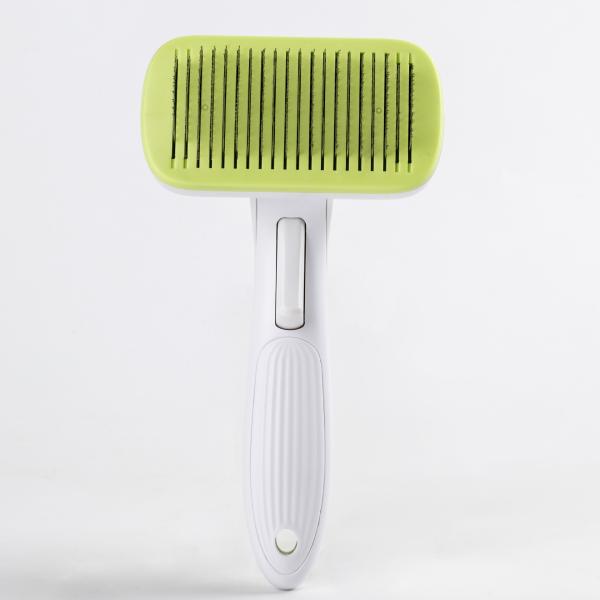 Au-To Pet Hair Remover Slicker Pet Shedding Brush Comb For Dog Cat BSCI Certification