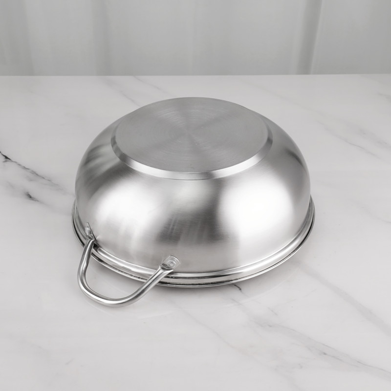 Double Food Steamer Set 28cm Stainless Steel Non Stick For Cooking