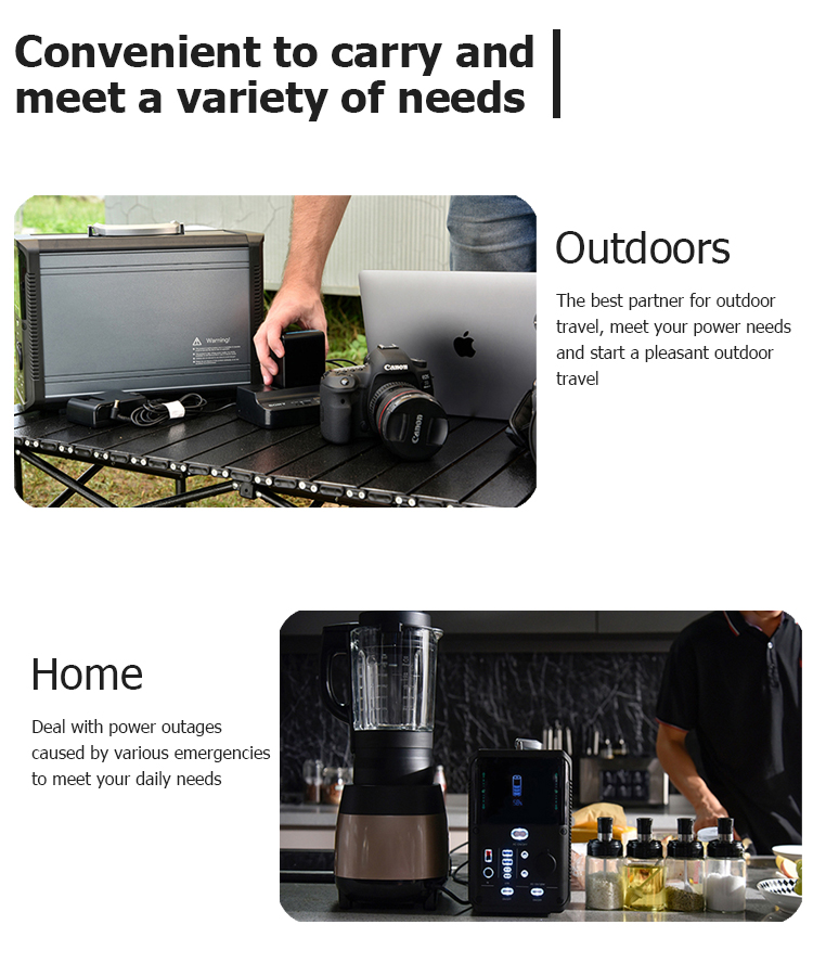 Solar Generator Lithium Battery Portable Power Station 2000w Delta LiFePO4