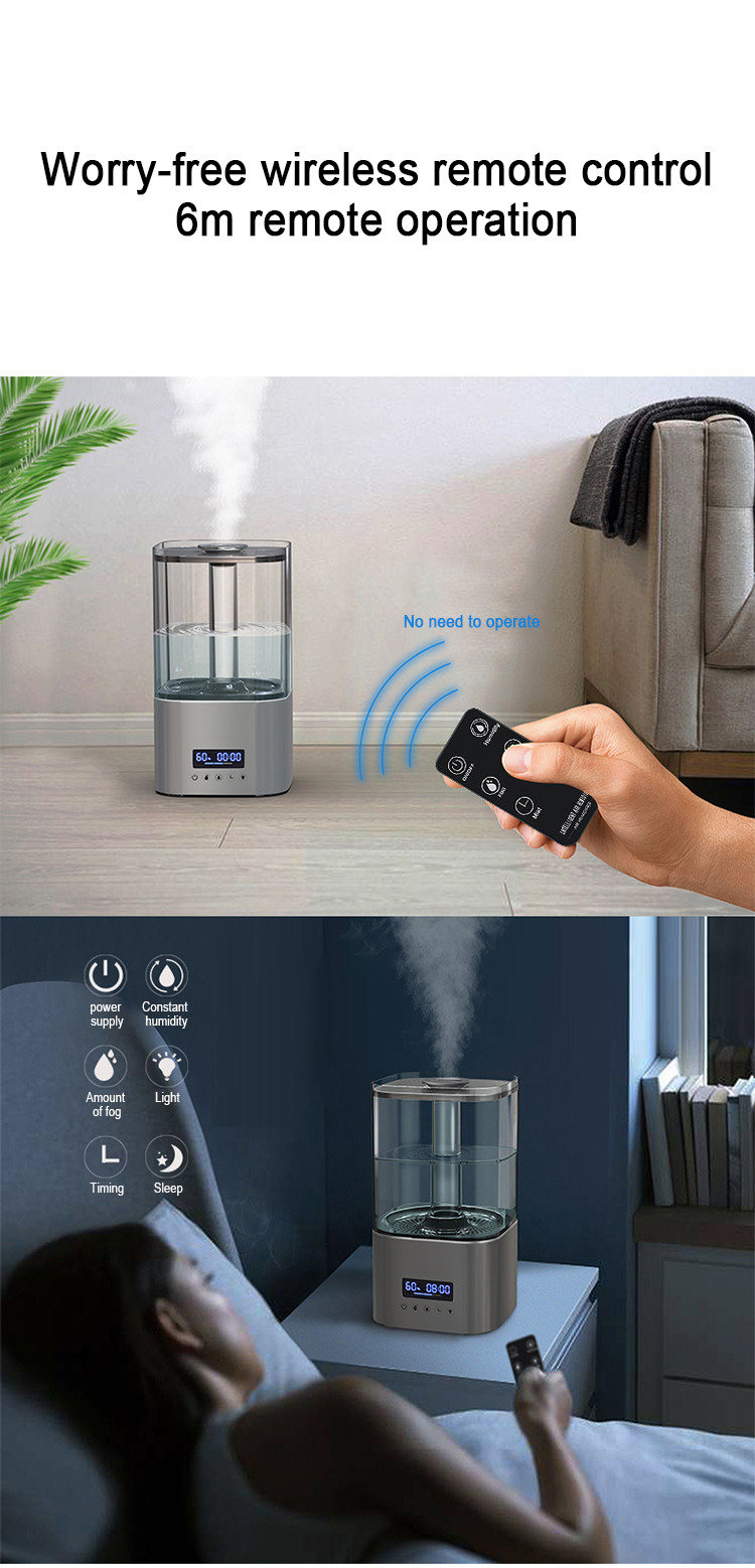5500ML Capacity Cool Mist Humidifier Ultrasonic for Baby Bedroom