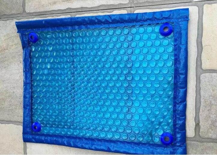 Anti - UV 100um 200um Swimming Pool Solar Cover Blue Color PE Bubble Blanket Solar Pool Cover